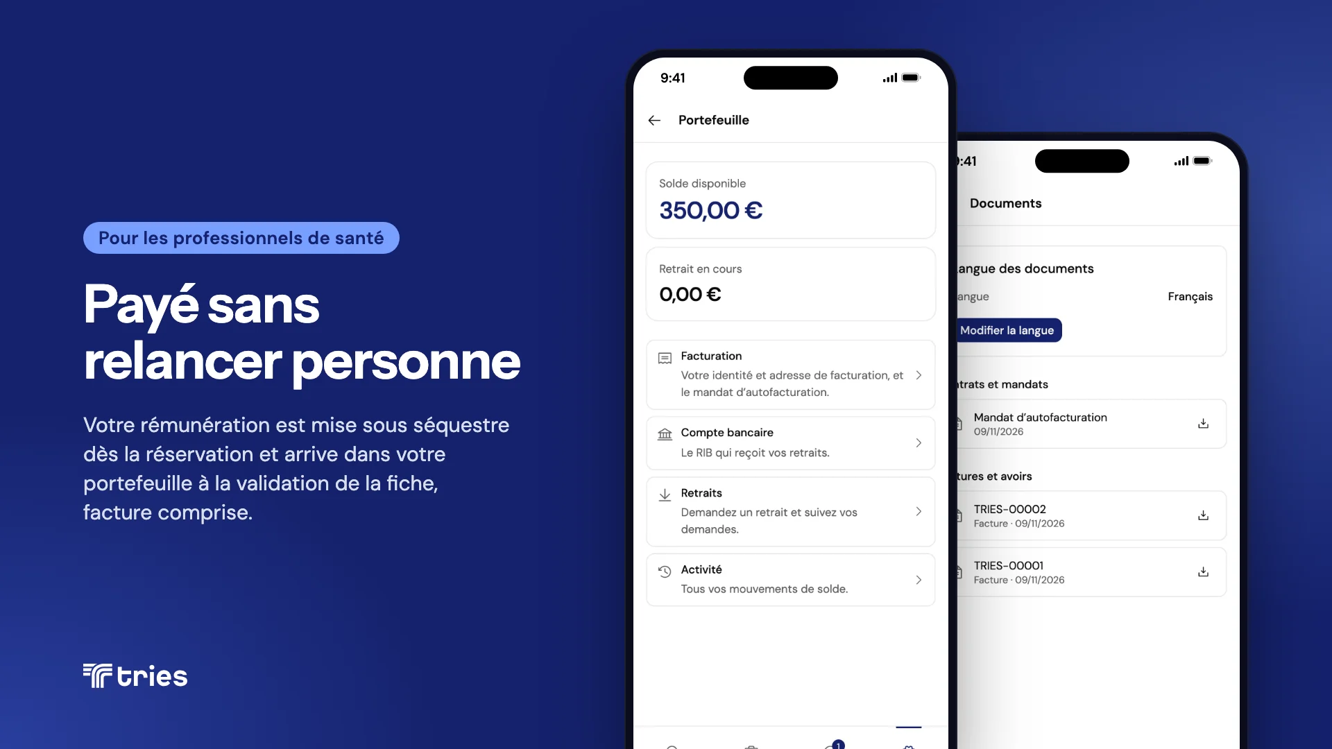 Payé sans relancer personne