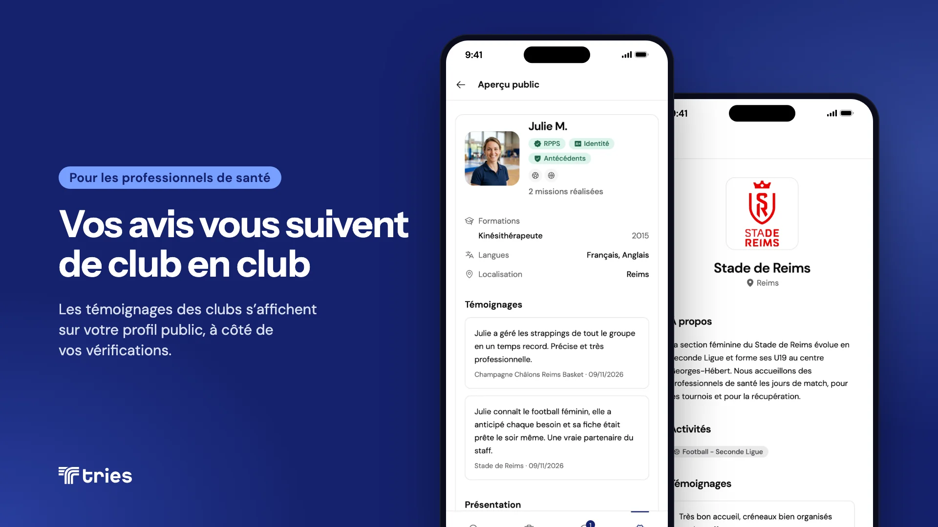 Les avis suivent le professionnel de club en club